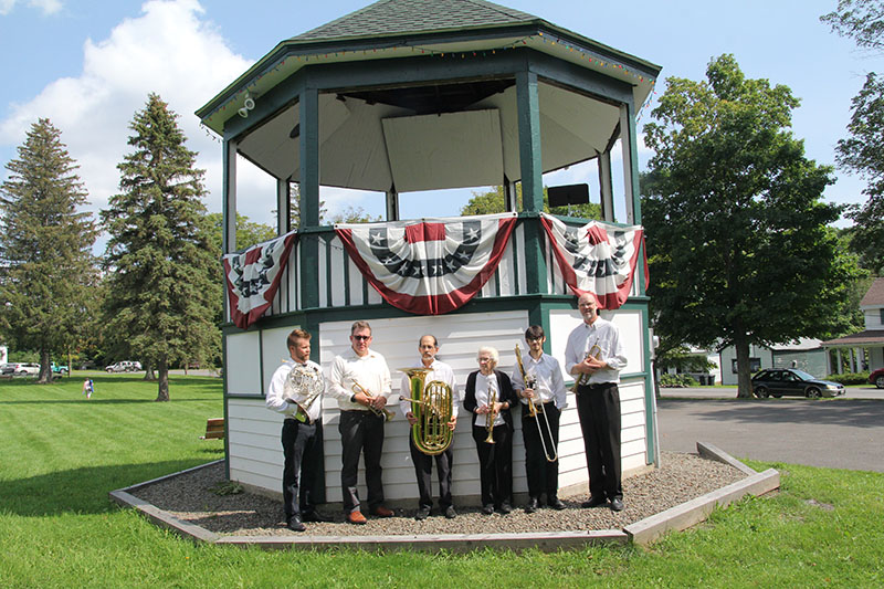 Brass ensemble 1st bandstand concert in years 2017 2215